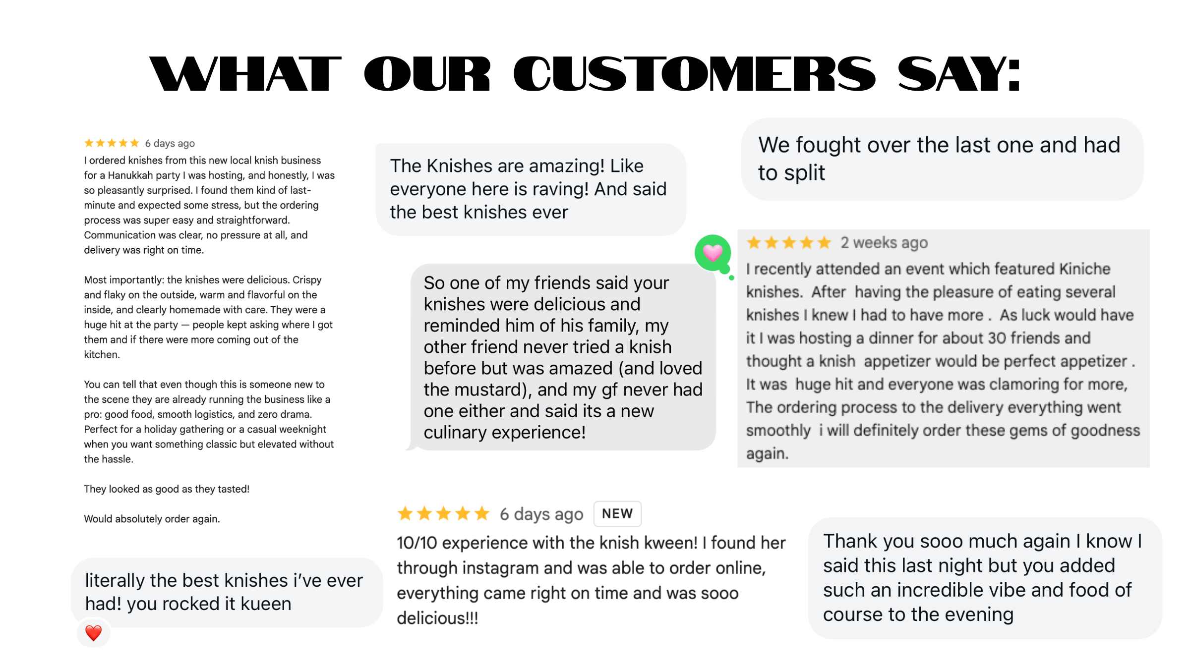 Customer reviews